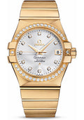 omega-gents-constellation-chronometer-watch-35-mm-brushed-yellow-gold-case-diamond-bezel-silver-diamond-dial-123-55-35-20-52-002