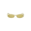 Flatlist Gemma Sunglasses — Cream