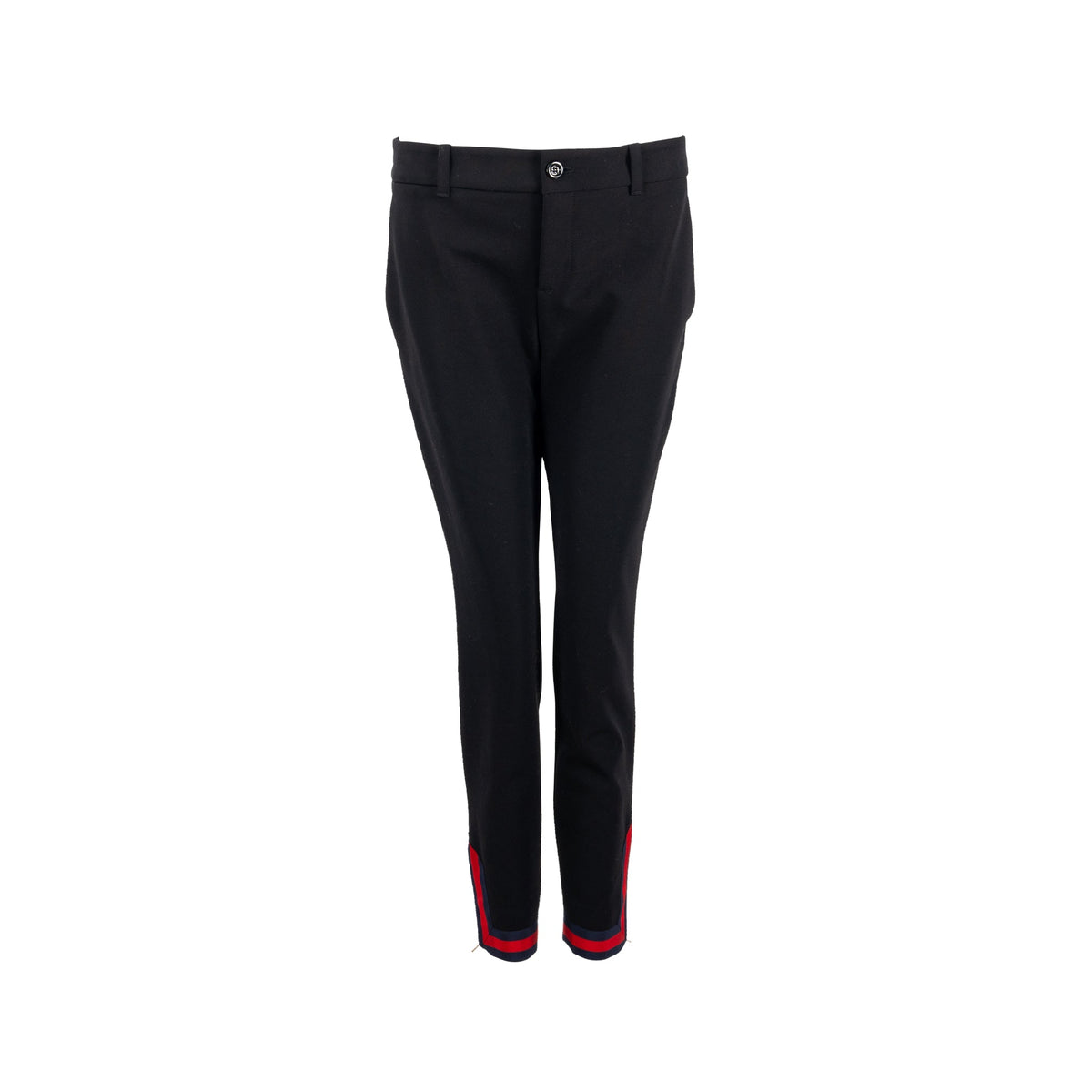 gucci-size-40-zip-finished-web-pants-cotton-polyamide-black