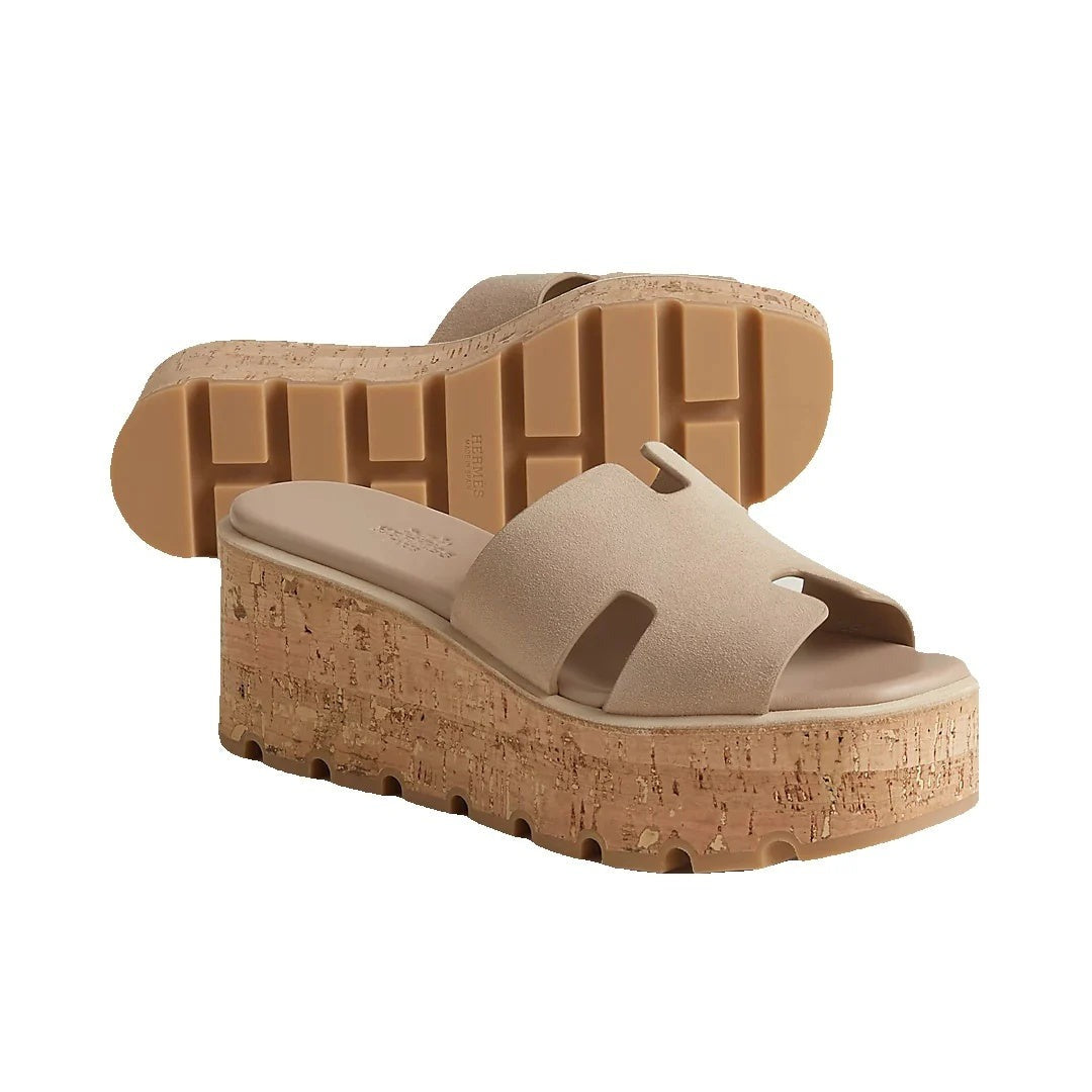 HERMÈS EZE SANDAL BEIGE & SAND