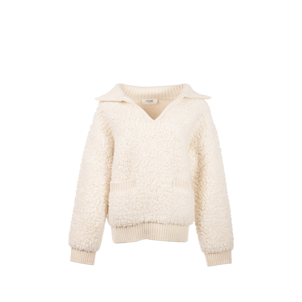 celine-size-xs-sweater-laine-alpaga-soie-white