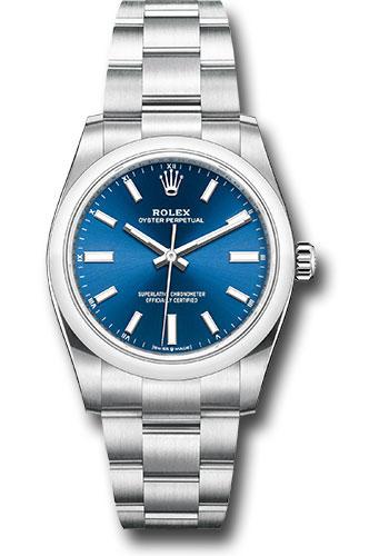 rolex-oyster-perpetual-34-watch-domed-bezel-blue-index-dial-oyster-bracelet-2020-release-124200-bluio