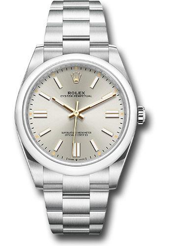 rolex-oyster-perpetual-41-watch-domed-bezel-silver-index-dial-oyster-bracelet-2020-release-124300-sio