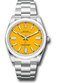 rolex-oyster-perpetual-41-watch-domed-bezel-yellow-index-dial-oyster-bracelet-2020-release-124300-yio