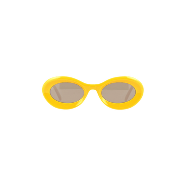 Loewe Paula's Ibiza Oval Sunglasses — Yellow