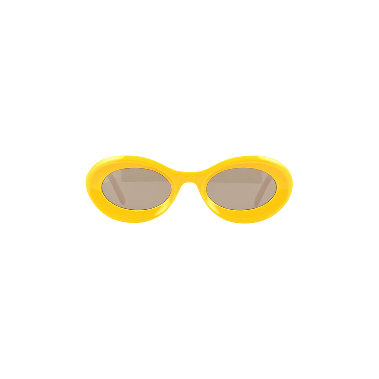 Loewe Paula's Ibiza Oval Sunglasses — Yellow
