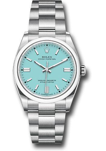 rolex-oyster-perpetual-36-watch-domed-bezel-turquoise-blue-index-dial-oyster-bracelet-2020-release-126000-tbio