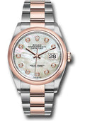 rolex-steel-and-everose-rolesor-datejust-36-watch-domed-bezel-white-mother-of-pearl-diamond-dial-oyster-bracelet-126201-mdo
