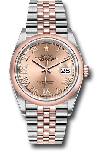 rolex-steel-and-everose-rolesor-datejust-36-watch-domed-bezel-rose-roman-dial-jubilee-bracelet-126201-rdr69j