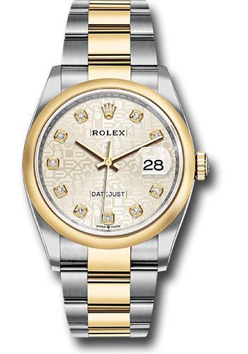 rolex-steel-and-yellow-gold-rolesor-datejust-36-watch-domed-bezel-silver-jubilee-diamond-dial-oyster-bracelet-126203-sjdo