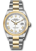 rolex-steel-and-yellow-gold-rolesor-datejust-36-watch-domed-bezel-white-roman-dial-oyster-bracelet-126203-wro