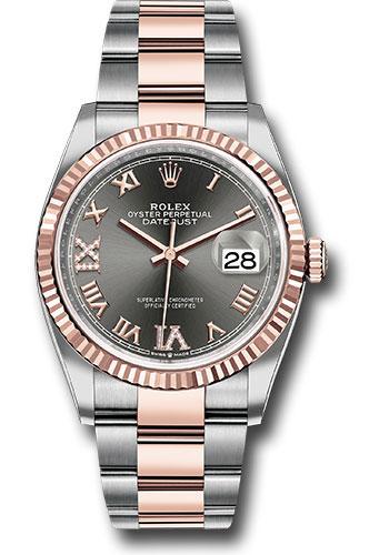 rolex-steel-and-everose-rolesor-datejust-36-watch-fluted-bezel-dark-rhodium-roman-dial-oyster-bracelet-126231-dkrdr69o