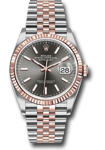 rolex-steel-and-everose-rolesor-datejust-36-watch-fluted-bezel-dark-rhodium-index-dial-jubilee-bracelet-126231-dkrij