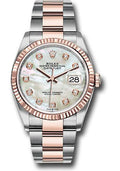 rolex-steel-and-everose-rolesor-datejust-36-watch-fluted-bezel-white-mother-of-pearl-diamond-dial-oyster-bracelet-126231-mdo
