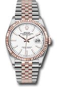rolex-steel-and-everose-rolesor-datejust-36-watch-fluted-bezel-white-index-dial-jubilee-bracelet-126231-wij