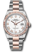 rolex-steel-and-everose-rolesor-datejust-36-watch-fluted-bezel-white-roman-dial-oyster-bracelet-126231-wro
