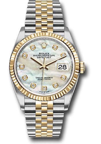 rolex-steel-and-yellow-gold-rolesor-datejust-36-watch-fluted-bezel-white-mother-of-pearl-diamond-dial-jubilee-bracelet-126233-mdj