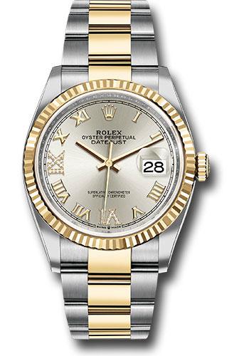 rolex-steel-and-yellow-gold-rolesor-datejust-36-watch-fluted-bezel-silver-roman-dial-oyster-bracelet-126233-sdr69o