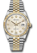 rolex-steel-and-yellow-gold-rolesor-datejust-36-watch-fluted-bezel-silver-jubilee-diamond-dial-jubilee-bracelet-126233-sjdj