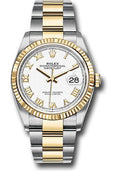 rolex-steel-and-yellow-gold-rolesor-datejust-36-watch-fluted-bezel-white-roman-dial-oyster-bracelet-126233-wro