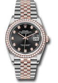 rolex-steel-and-everose-rolesor-datejust-36-watch-diamond-bezel-black-diamond-dial-jubilee-bracelet-126281rbr-bkdj