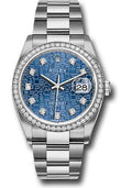 rolex-steel-datejust-36-watch-diamond-bezel-blue-jubilee-diamond-dial-oyster-bracelet-2019-release-126284rbr-bljdo