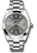 rolex-steel-datejust-41-watch-smooth-bezel-dark-rhodium-index-dial-oyster-bracelet-126300-dkrio