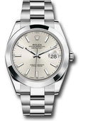 rolex-steel-datejust-41-watch-smooth-bezel-silver-index-dial-oyster-bracelet-126300-sio