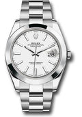 rolex-steel-datejust-41-watch-smooth-bezel-white-index-dial-oyster-bracelet-126300-wio