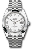 rolex-steel-datejust-41-watch-smooth-bezel-white-roman-dial-jubilee-bracelet-126300-wrj