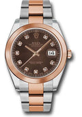 rolex-steel-and-everose-rolesor-datejust-41-watch-smooth-bezel-chocolate-diamond-dial-oyster-bracelet-126301-chodo