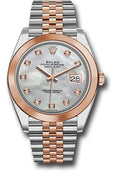 rolex-steel-and-everose-gold-rolesor-datejust-41-watch-smooth-bezel-mother-of-pearl-diamond-dial-jubilee-bracelet-126301-mdj