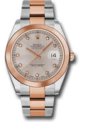 rolex-steel-and-everose-rolesor-datejust-41-watch-smooth-bezel-sundust-diamond-dial-oyster-bracelet-126301-sudo