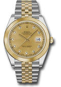 rolex-steel-and-yellow-gold-rolesor-datejust-41-watch-smooth-bezel-champagne-diamond-dial-jubilee-bracelet-126303-chdj
