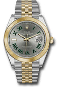 rolex-steel-and-yellow-gold-rolesor-datejust-41-watch-smooth-bezel-slate-green-roman-dial-jubilee-bracelet-126303-slgrj