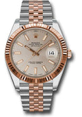 rolex-steel-and-everose-rolesor-datejust-41-watch-fluted-bezel-sundust-index-dial-jubilee-bracelet-126331-suij