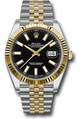 rolex-steel-and-yellow-gold-rolesor-datejust-41-watch-fluted-bezel-black-index-dial-jubilee-bracelet-126333-bkij
