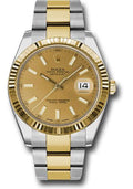 rolex-steel-and-yellow-gold-rolesor-datejust-41-watch-fluted-bezel-champagne-index-dial-oyster-bracelet-126333-chio