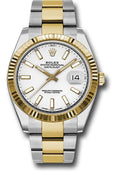 rolex-steel-and-yellow-gold-rolesor-datejust-41-watch-fluted-bezel-white-index-dial-oyster-bracelet-126333-wio