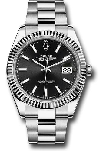 rolex-steel-and-white-gold-rolesor-datejust-41-watch-fluted-bezel-black-index-dial-oyster-bracelet-126334-bkio