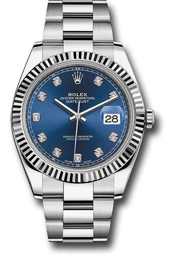 rolex-steel-and-white-gold-rolesor-datejust-41-watch-fluted-bezel-blue-diamond-dial-oyster-bracelet-126334-bldo
