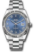 rolex-steel-and-white-gold-rolesor-datejust-41-watch-fluted-bezel-blue-roman-dial-oyster-bracelet-126334-blro