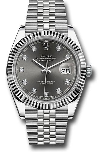 rolex-steel-and-white-gold-rolesor-datejust-41-watch-fluted-bezel-dark-rhodium-diamond-dial-jubilee-bracelet-126334-dkrdj