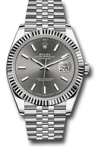 rolex-steel-and-white-gold-rolesor-datejust-41-watch-fluted-bezel-dark-rhodium-index-dial-jubilee-bracelet-126334-dkrij