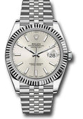 rolex-steel-and-white-gold-rolesor-datejust-41-watch-fluted-bezel-silver-index-dial-jubilee-bracelet-126334-sij