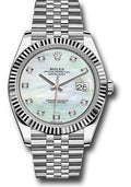 rolex-steel-and-white-gold-rolesor-datejust-41-watch-fluted-bezel-white-mother-of-pearl-diamond-dial-jubilee-bracelet-126334-wmdj