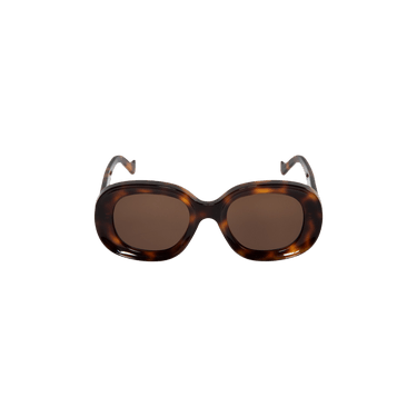 Loewe Chunky Anagram Sunglassses — Brown