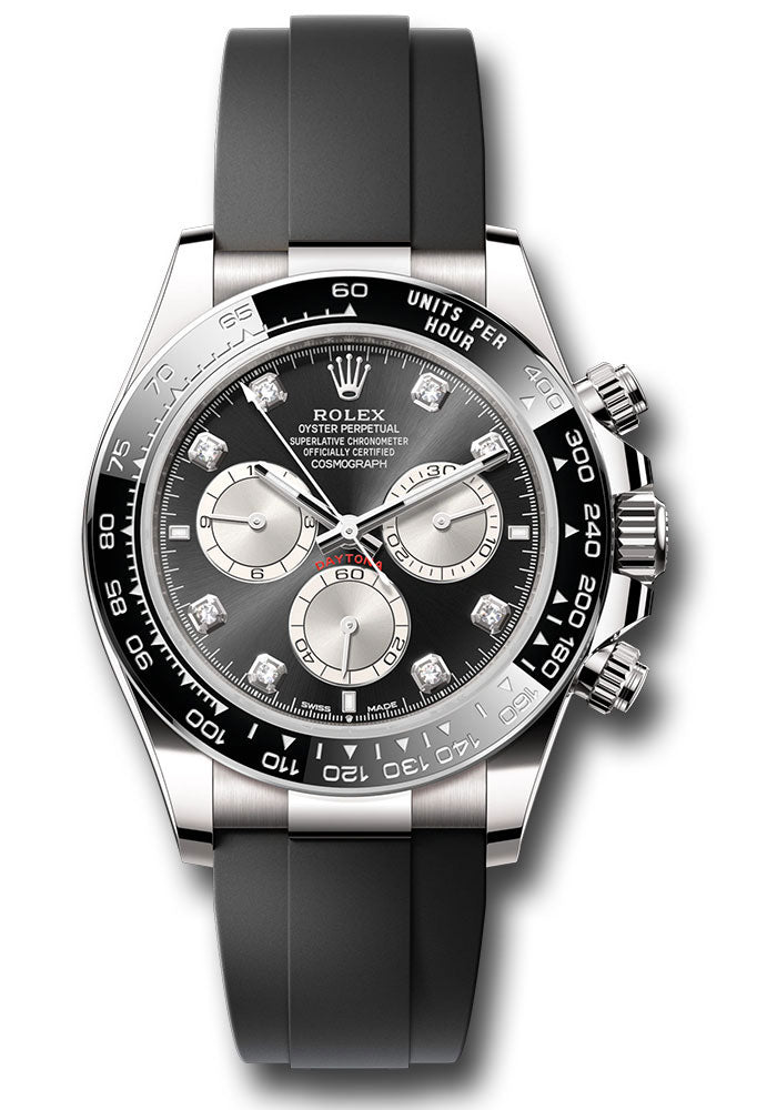 rolex-white-gold-cosmograph-daytona-watch-black-cerachrom-bezel-black-and-steel-diamond-dial-oysterflex-strap-126519ln-bkstdof