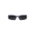 Balenciaga Rectangular Frame Sunglasses — Grey