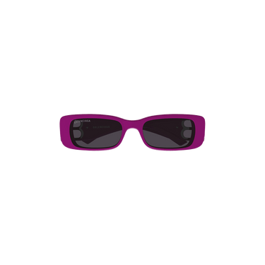 Balenciaga Rectangular Frame Sunglasses — Pink – Fuchsia 016